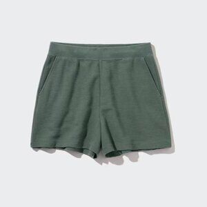 Uniqlo Olive Waffle Shorts (sz XS)